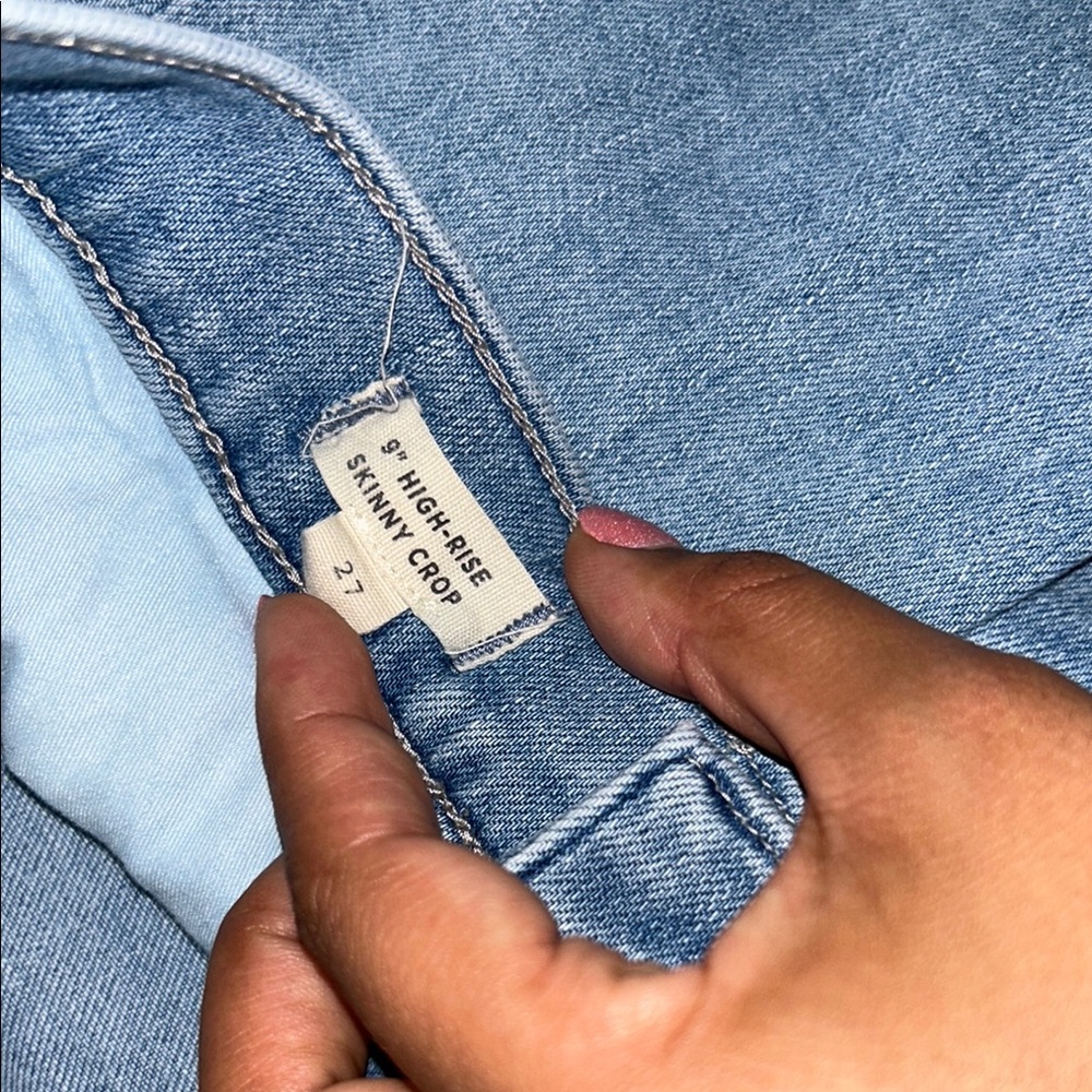 Madewell High Rise Light Blue Jeans - Picture 2 of 3